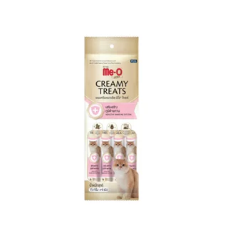 Me-O Gold Creamy Treat มีโอ ครีมมี่ ขนมแมวเลีย 60g (4ซอง/แพ็ค)