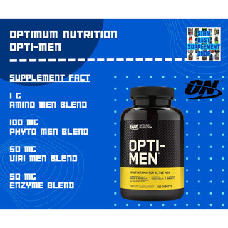 Optimum Nutrition- Opti-Men 150cps (exp.09/23)