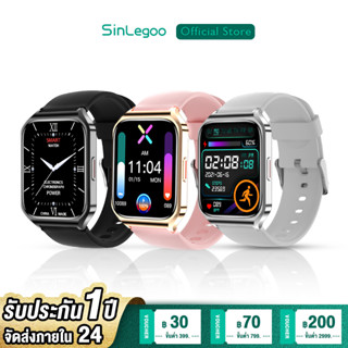 SinLegoo TW3 Smartwatch Waterproof สมาร์ทวอทช์ สัมผัสได้เต็มจอ รองรับภาษาไท ร่างกายที่บางและเบาให้ความรู้สึกสบายตัว
