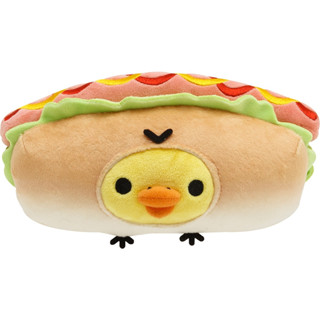 ตุ๊กตา Rilakkuma Diner - Fast Food Series แบบ Kiiroitori Hot Dog ขนาด 9 x 18 x 10.5 ซม.