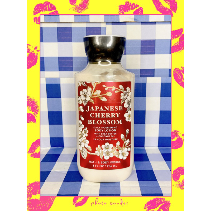 Bath &amp; Body Works Body Lotion กลิ่น Japanses Cherry Blossom สูตร Super Smooth