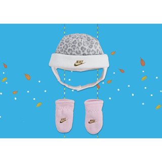 ✅ [1-2Y] Nike Hat and Mitten Set เช็ตกันหนาว ไนกี้