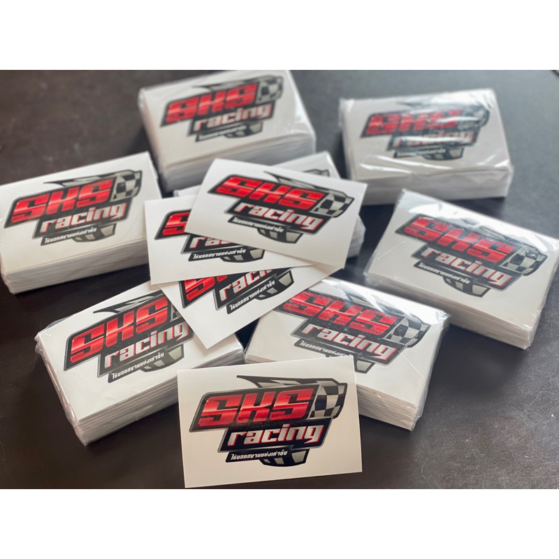 สติ๊กเกอร์SKS Racing แผ่นละ 19฿