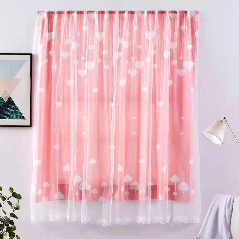 พร้อมส่ง ผ้าม่านหน้าต่าง ประตู 2 ชั้น ทึบแสง โปร่งแสง ผ้าม่านตีนตุ๊กแกติด ราคาถูก