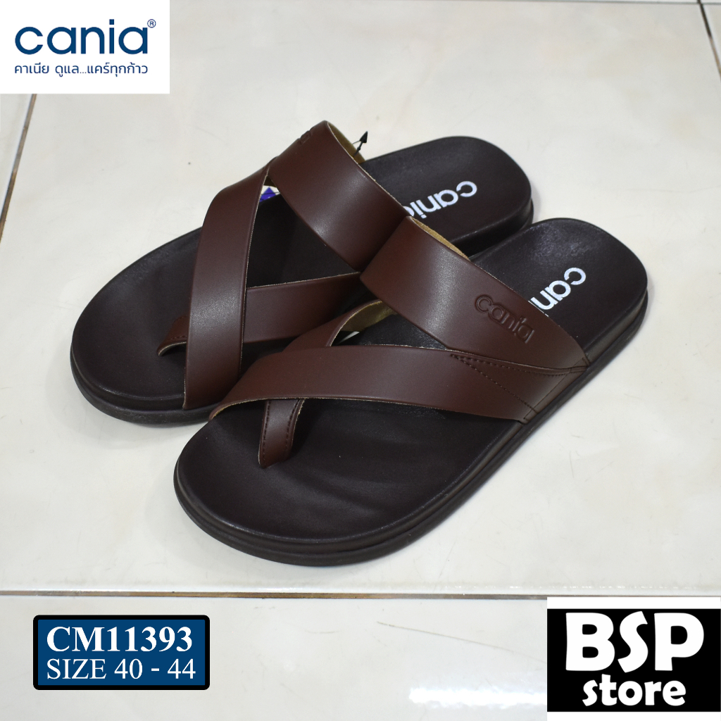 Cania รุ่น CM 11393 สีน้ำตาล รองเท้าแตะ cania (คาเนีย ดูแล...แคร์ทุกก้าว)