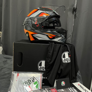 AGV K3-SV รุ่นที่มีแว่นกันแดดในตัว Size S Asia Fit สภาพ 99% แทบไม่ได้ใช้งาน