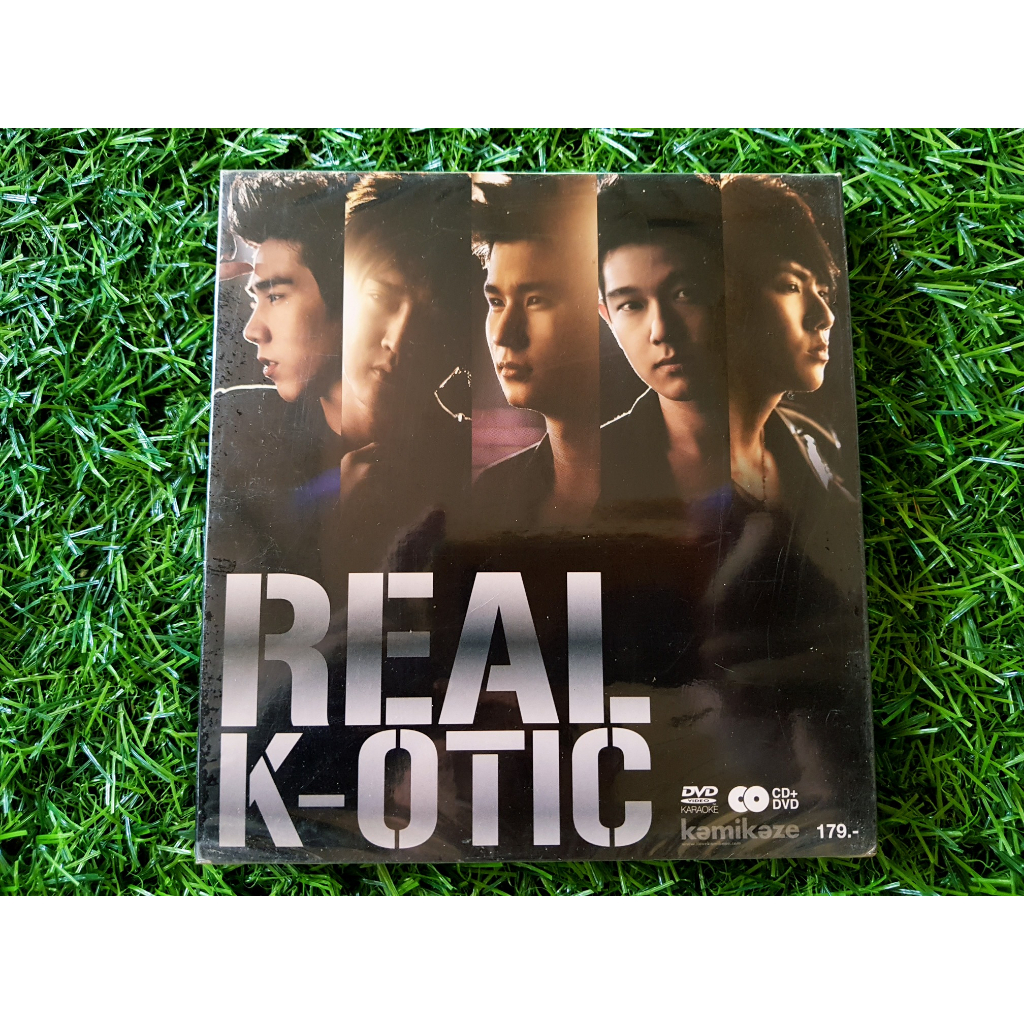 CD+DVD แผ่นเพลง (สินค้ามือ 1) K-Otic เคโอติก อัลบั้ม Real K-Otic อัลบั้มรวมเพลงฮิตตลอดกาล