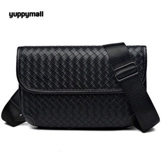 กระเป๋าสะพายข้างผู้ชาย คาดอก สไตล์เกาหลี เกรดเอ หนังPU Crossbody
