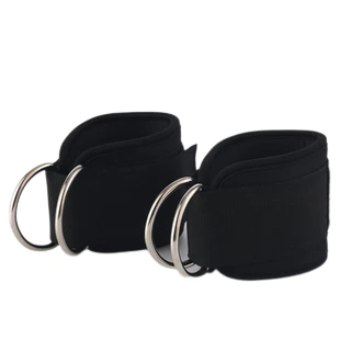 สายรัดข้อเท้าสําหรับออกกําลังกาย Ankle Straps อุปกรณ์เสริม สายรัดข้อเท้า รูปตัว D สําหรับออกกําลังกาย ยิม ตัวเหนี่ยวนําส