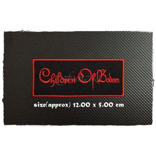 ตัวรีดติดเสื้อ งานปัก ตกแต่งเสื้อผ้า แจ๊คเก็ต Children of Bodom Embroidered Iron on Patch  DIY