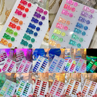 สีเจลทาเล็บ Vendeeni รวมเซ็ตสีแฟลช 15 สี รหัส F พร้อมชาร์ทสี ฟรีส่ง