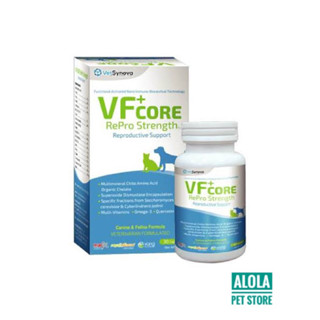 Vf+ core Repro Stength บำรุงระบบสืบพันธุ์สุนัขและแมว บรรจุ 30 แคปซูล vf core