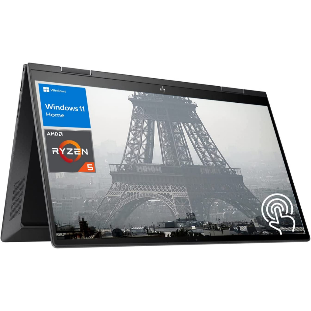 HP Newest Envy x360 2-in-1 Laptop, 15.6" Full HD Touchscreen, AMD Ryzen 5 5625U 16GB/512GB Windows 11 Home