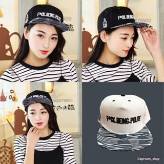 Cap_F CK Being Polite Ace Hat หมวกเบสบอล หมวกฮิปฮอป ราคาถูก พร้อมส่ง