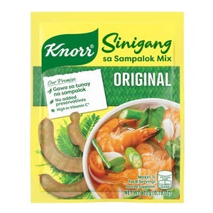 Sinigang ซีนีกัง ผงปรุงรสซีนีกัง ตราคนอร์ รสดั้งเดิม ขนาด 22 และ 44 กรัม Knorr Sinigang sa Sampalok Mix Original