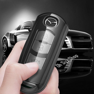 เคสใสซีทรู  รีโมทรถ Mazda 2 ปุ่มหน้า Keyless ปุ่มสตาร์ท   แบบบางพิเศษเข้ารูป สวยงาม สัมผัสบางเบา ปกป้องรีโมท (2023 Ultra