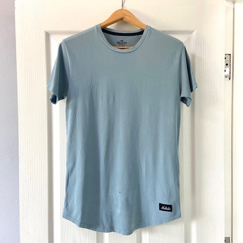 เสื้อยืดแบรนด์เนมมือสอง Hollister Blue T-Shirt