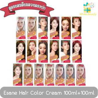 สูตรผสมสีผมสวยตรงปก Esane Hair Color Cream 100ml+100ml อีซาเน่ แฮร์ คัลเลอร์ ครีม 100มล+100มล