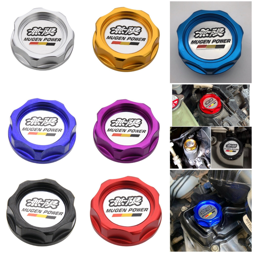 ฝาน้ํามันเครื่อง MUGEN สำหรับHONDA ฝาน้ำมันเครื่องMugen