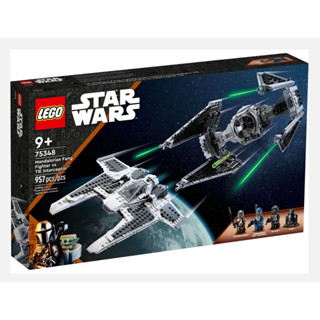 LEGO® Star Wars™ Mandalorian Fang Fighter vs. TIE Interceptor™ 75348