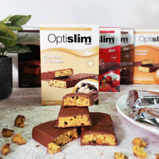 OptiSlim VLCD Bar ควบคุมน้ำหนัก ลดหุ่น หุ่นสวย ออปติกสลิม (5 แท่ง) weight loss management