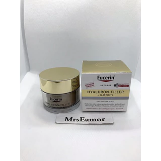 ครีมกลางคืน Eucerin Hyaluron Filler Elasticity Night ยูเซอริน อิลาสติก (Elastic ฝาทอง กลางคืน)