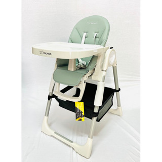 เก้าอี้กินข้าวเด็ก BRONCO COZY HIGH CHAIR สีเขียวมิ้นท์ ซื้อ1️⃣แถม3️⃣