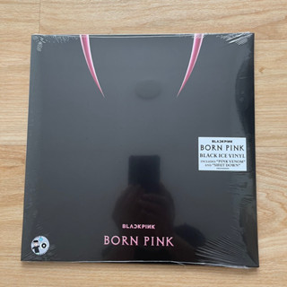 แผ่นเสียง  BLACKPINK - Born Pink  *limited  Tranperent Black ice color Vinyl, LP, แผ่นเสียง มือหนึ่ง ซีล