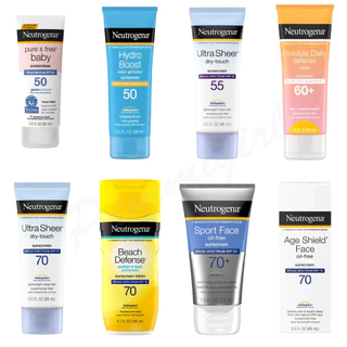 พร้อมส่ง 🔥 Neutrogena Sunscreen ☀️ ครีมกันแดด SPF 50-70 ของแท้ USA
