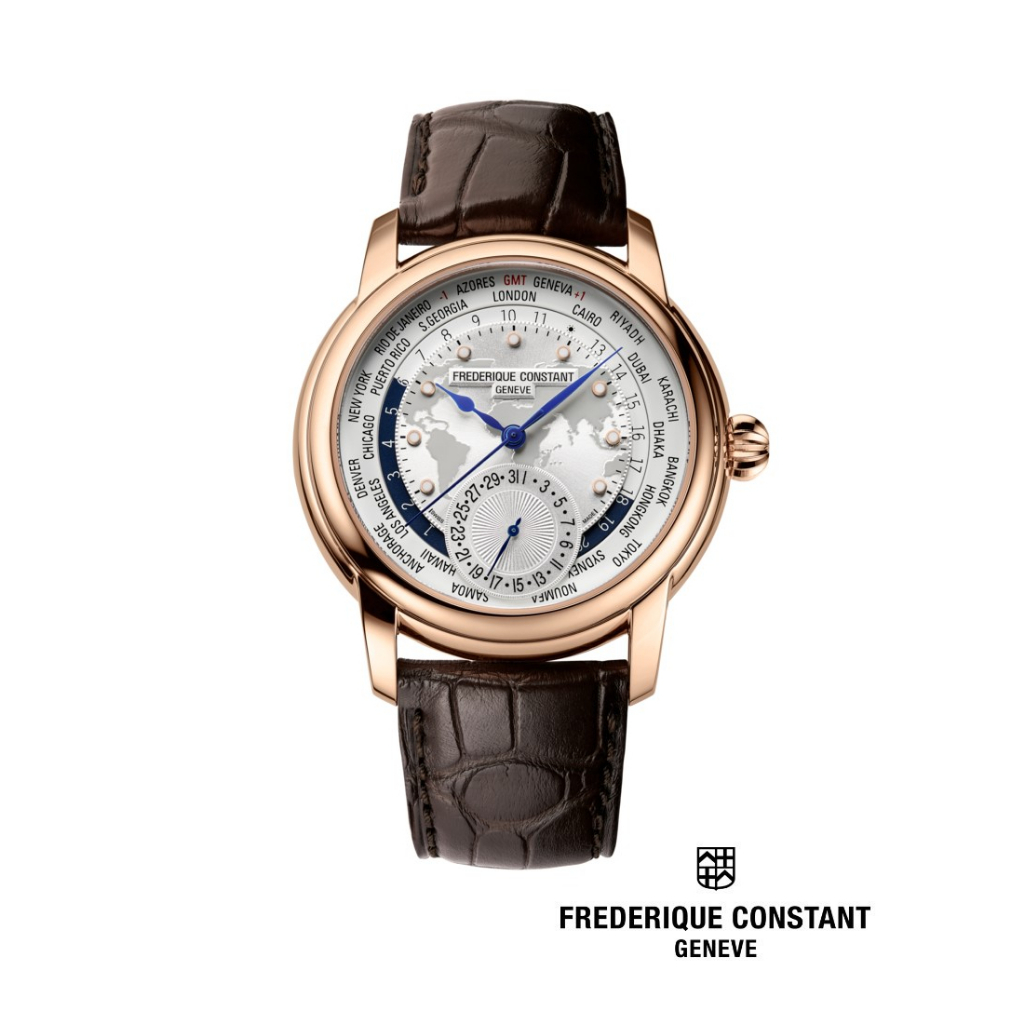 Frederique Constant Manufacture FC-718WM4H4 Classics Worldtimer Men’s Watch