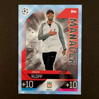 Jurgen Klopp Match Attax Crystal Parallel | การ์ด Match Attax เจอร์เก้น คล็อปป์ ใบ Crystal