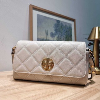 ส่งฟรี🔥 กระเป๋าสะพายข้าง Tory burch แท้💯 สีขาว สวยหรู ดูดี ผู้หญิง กระเป๋าถือ