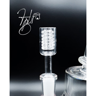 Diamond Knot Six Stack Quartz Banger, ENAIL for Dab rig, Wax/Dab/Shatter/Rosin/Resin BC24