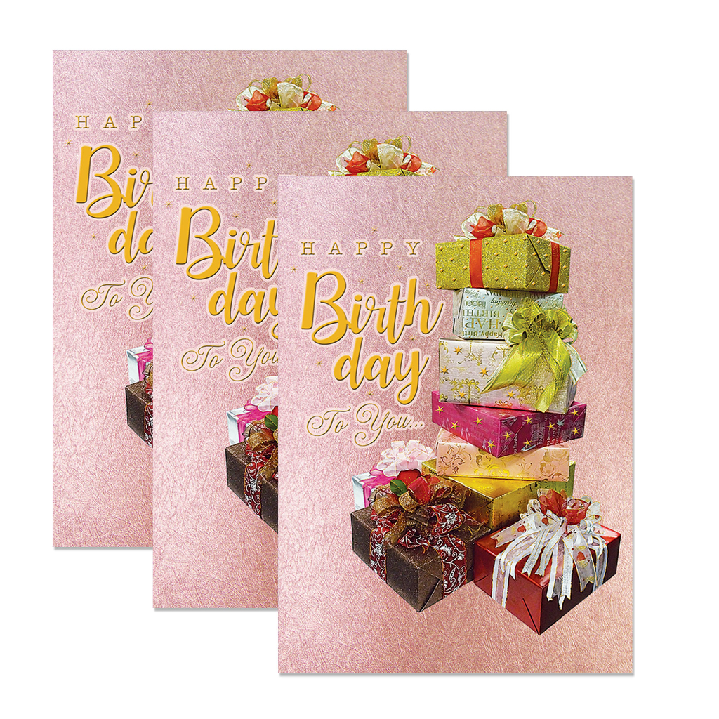 การ์ดวันเกิด TRENDY:FRESH แพ็ค 3 (38TBS303-P3)