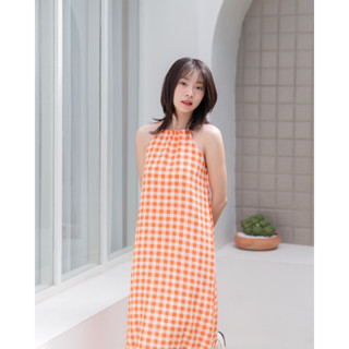 LULU BLOSSOMS - Ella Dress (Color: Orange)