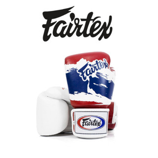 นวมชกมวย นวม แฟร์เทกซ์ Fairtex Boxing Gloves BGV1 Thai Flags Muay Thai ลายธงชาติไทย อุปกรณ์ซ้อมมวย