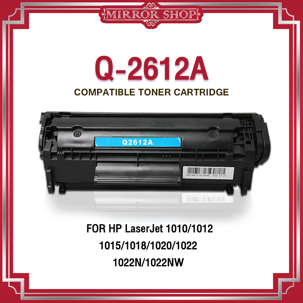MIRROR หมึกเทียบเท่า Q2612A/2612A/12A/Q2612/HP 12A/CANON 303/FX-9/CRG 303/CARTRIDGE 303
