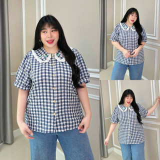 🔥Plussize🔥เสื้อคนอ้วน🔥  รอบอก 48”     รอบอก 50”      รอบอก 52”     รอบอก 56”