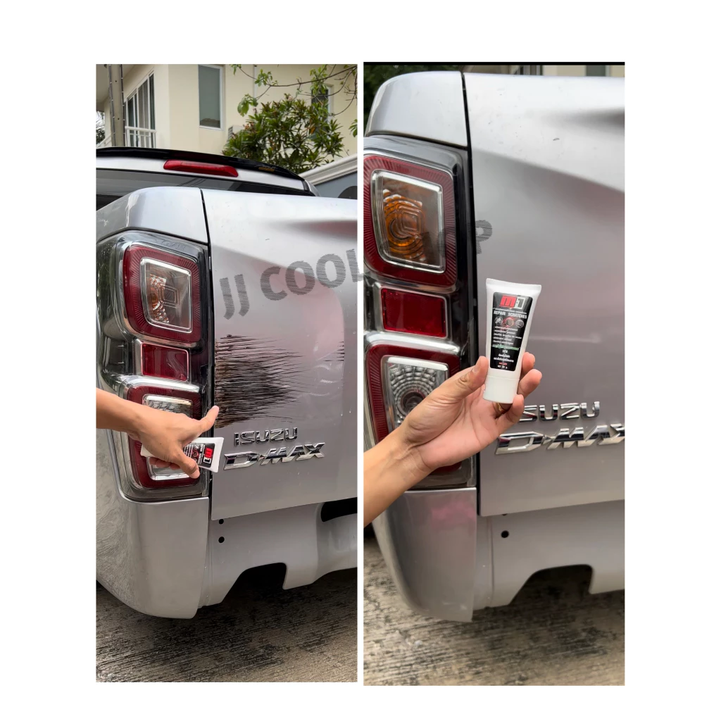 M-1 Scrath Remover น้ำยาขัดลบรอยขีดข่วนรถยนต์ รถมอเตอร์ไซค์ ขัดโคมไฟเหลืองได้ *สูตรใหม่ ผสมเคลือบเงา**สีด้านใช้ไม่ได้** thumbnail 4