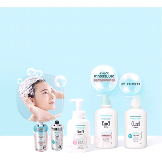 (ของแท้🇯🇵ส่งไวจริง🔥) Curel INTENSIVE MOISTURE CARE Shampoo / Conditioner Refill 340ml. แชมพูและครึมนวดรีฟิว