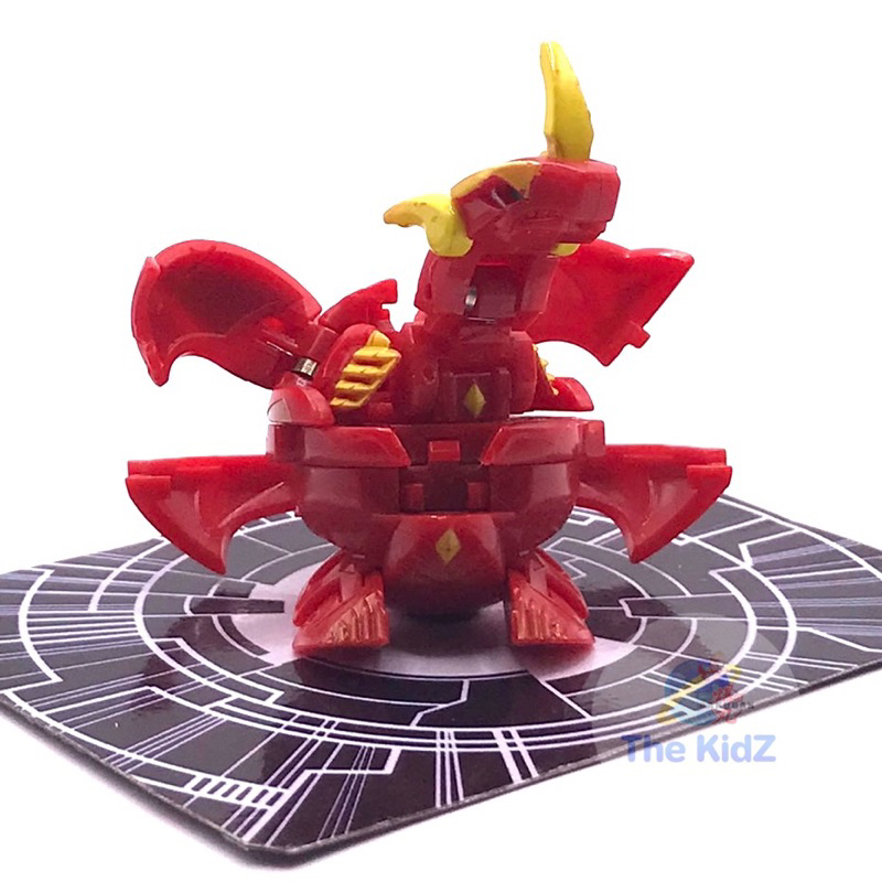 บาคุกัน Bakugan Japanese Exclusive Pyrus Original Cross Dragonoid  with Yellow Horn (spinning) VHTF หมุนได้