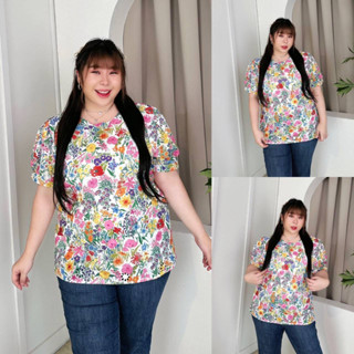 🔥Plussize🔥เสื้อคนอ้วน🔥 S รอบอก 48    M รอบอก 52   L รอบอก 56