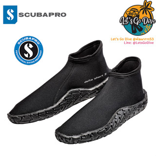 SCUBAPRO - Delta Short 3mm [[ MDST300P ลด 300บ.]] Boots for Open Heel fin - รองเท้าบูธสำหรับตีนกบ