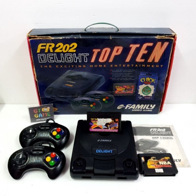 🎮 FAMILY FR202 Delight Boxed 🕹Top Ten Variety ( 2 Game ) 80% 🥸