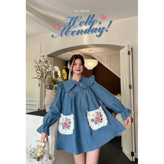 พร้อมส่ง‼️ BLT BRAND มินิเดรสรุ่น Hello Monday