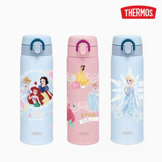 🔥ใส่โค้ดTKBLYSE3ลดอีก150 กระติกน้ำ THERMOS แบบยกดื่ม ลายลิขสิทธิ์แท้ โฟรเซ่น เจ้าหญิง 500ml