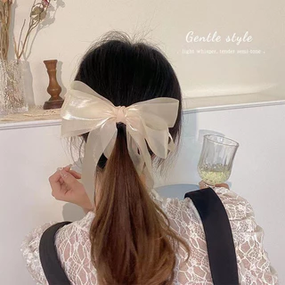🇹🇭พร้อมส่งในไทย🇹🇭 กิ๊บกล้วยติดผม BOW DECOR CLIP ทรงโบว์พริ้วสวย