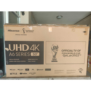 ทีวี Hisense 50 นิ้ว UHD LED ( 4K, Google TV) รุ่น 50A6500H Grade B สินค้าเกรดบีตัวโชว์ ประกันร้าน 3 เดือน