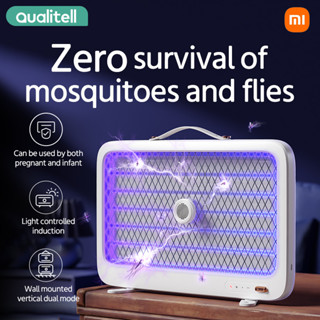 เครื่องดักยุง 2023 Xiaomi Qualitell เครื่องช็อตยุง Pest Killer 3500V ที่ดักยุงไฟฟ้าไม้ตียุงไฟฟ้า มีการรับประกัน