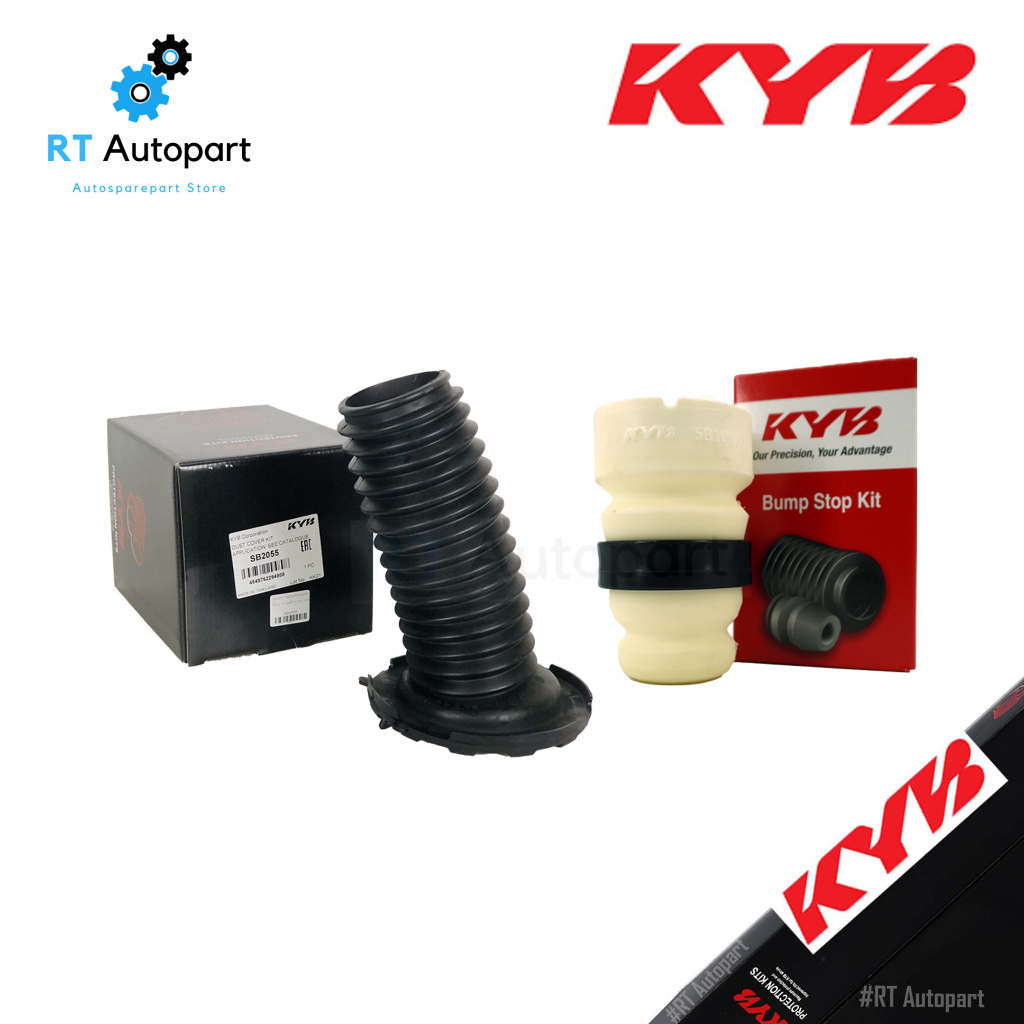 KYB ชุดกันฝุ่นกันกระแทกโช้คหน้า Toyota Camry ACV50 ปี12-18 / กันฝุ่นโช้ค กันกระแทกโช้ค / SB2055 SB1017
